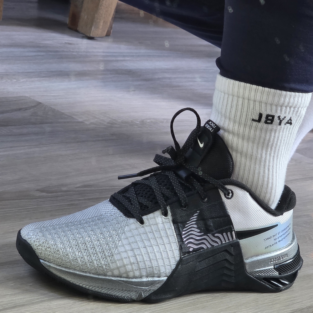 Black and White Athletic Shoes